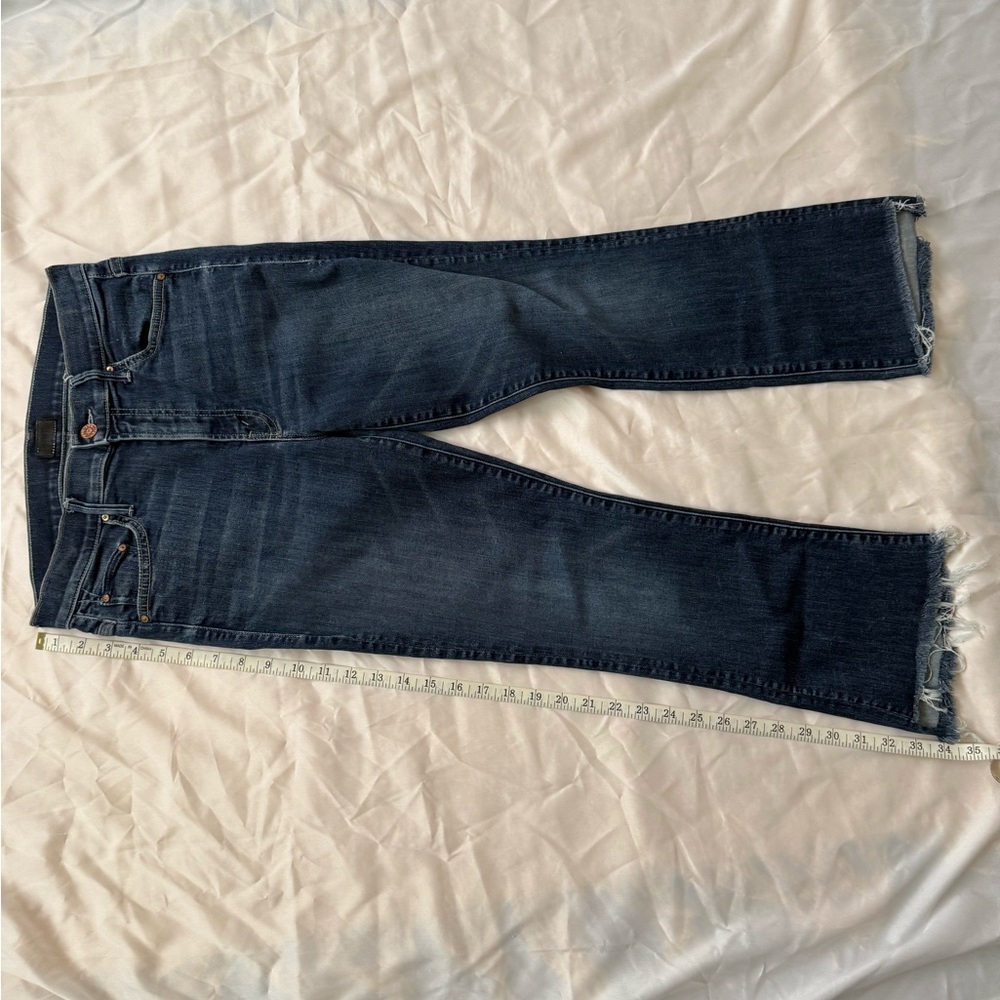 MOTHER Straight Leg Jeans - Indigo - Picture 10 of 10